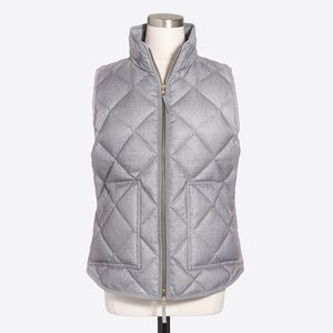 J Crew Factory Textured Quilted Puffer Vest